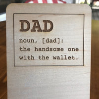 Dad Definition Cell Phone Stand